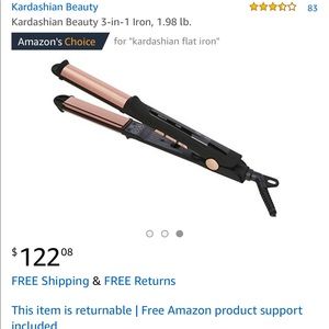 Kardashian Beauty Straightener and Curling Iron